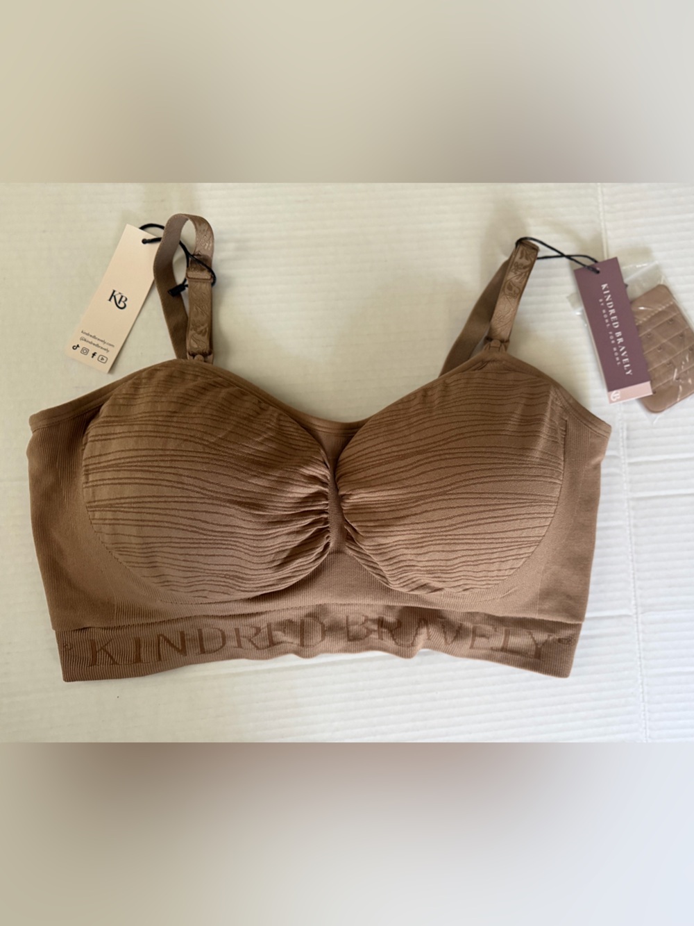 NWT Kindred Bravely Sublime Hands Free Pumping and Nursing Bra Size XL